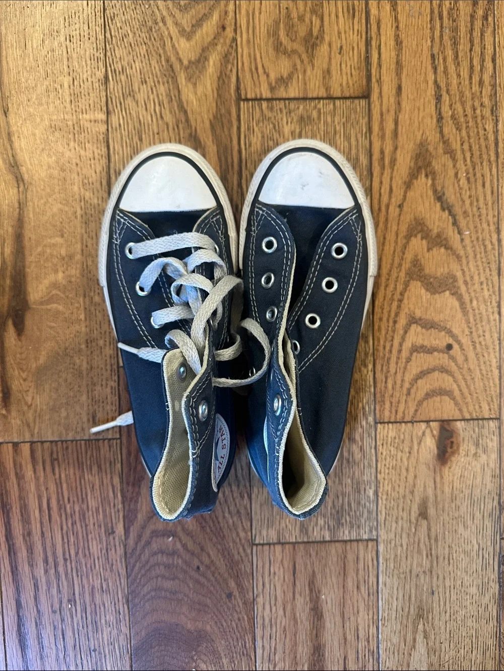 Converse Kids Navy Blue Canvas High-Top Sneakers